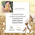 Cacala Lightweight and Thin Turkish Beach Towel 100% Cotton Sand-Free and - Image 6