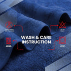 Infinitee Xclusives Luxury 100% Cotton Towel Set – 8 Piece Bathroom Towel Set – - Image 7