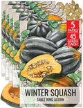 Seed Needs, Table King Acorn Winter Squash Seeds by SeedNeeds