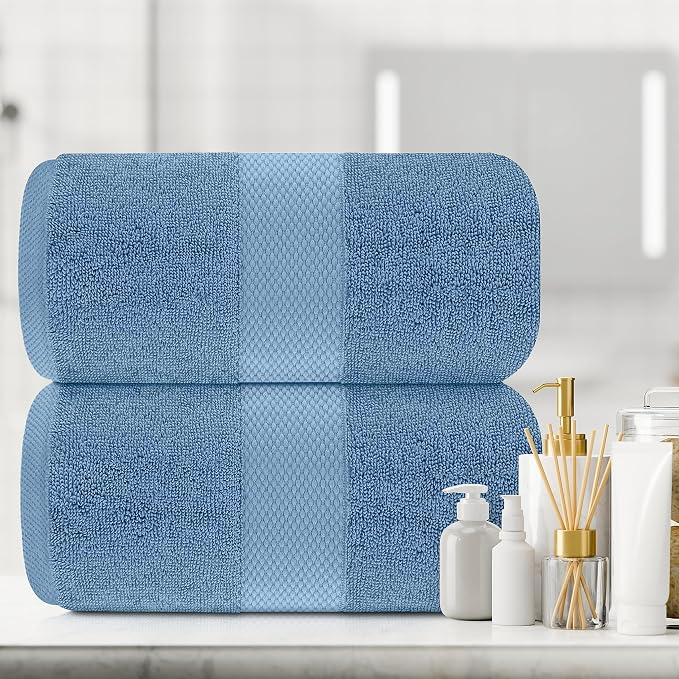 White Classic Luxury Soft Bath Sheet Towels - Image 6