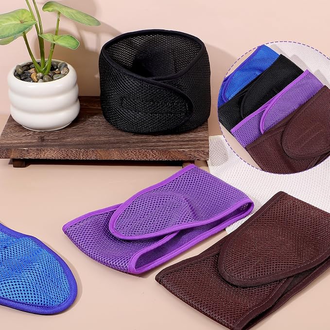4 Pcs Mesh Hair Wraps for Black Women, Thicker Soft Head Wraps for Black Women - Image 5