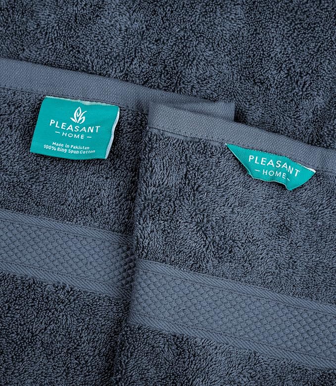 Pleasant Home Bath Towels Set of 6 100% Cotton, 515 GSM | Lightweight, Soft & - Image 7