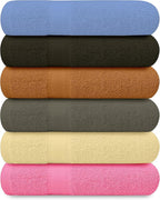 QUBA LINEN 100% Cotton Bath Towels-27x54inch - Image 2