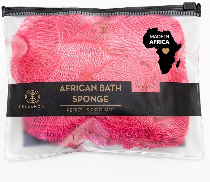 BELLANOMI African Exfoliating Net Sponge, Ethically sourced from Nigeria - Image 2