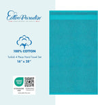 Cotton Paradise Hand Towels for Bathroom, 100% Cotton Turkish 4 Piece Hand - Image 4