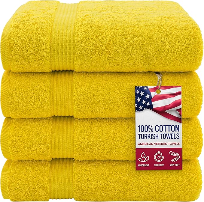 American Veteran Towel, 100% Cotton Turkish Bath Towels by AmericanVeteranTowel