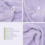 American Soft Linen 100% Cotton Hair Towels - Image 5