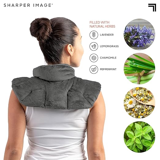 Sharper Image Heated Neck & Shoulder Wrap - Image 4