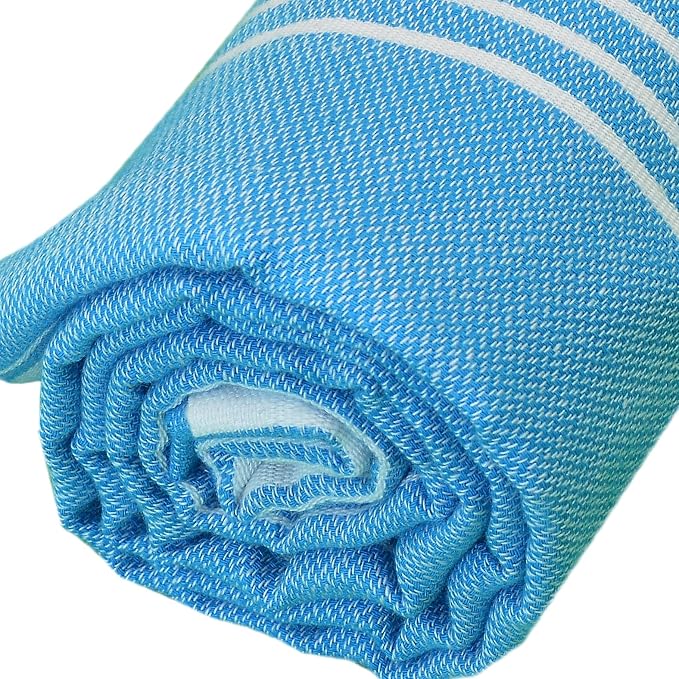 Bersuse Towels Anatolia XL Beach Blanket Throw Blanket Turkish Towel 100% - Image 9