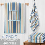 Striped Bath Towels Set - Image 4