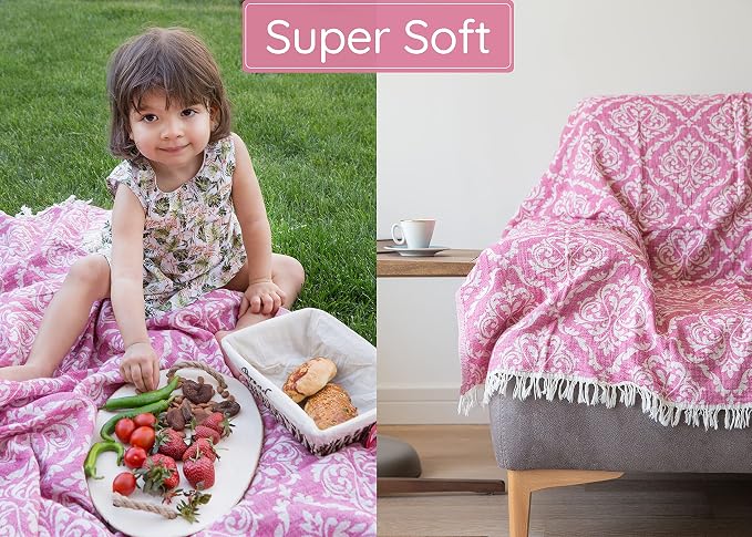 Turkish Beach Towel – 100% Cotton, Quick Dry, Lightweight, Soft Oversized Beach - Image 7