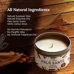 Magnificent 101 Long Lasting Palo Santo Smudge Candle | 6 Oz - Image 2