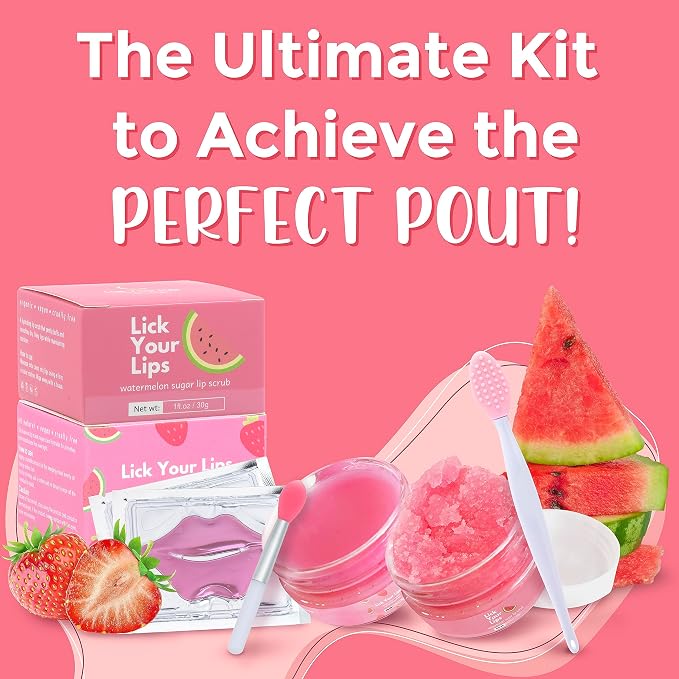 6-in-1 Lip Care Kit With Lip Sleeping Mask, Silicone Brush, Sugar Lip Scrub - Image 8