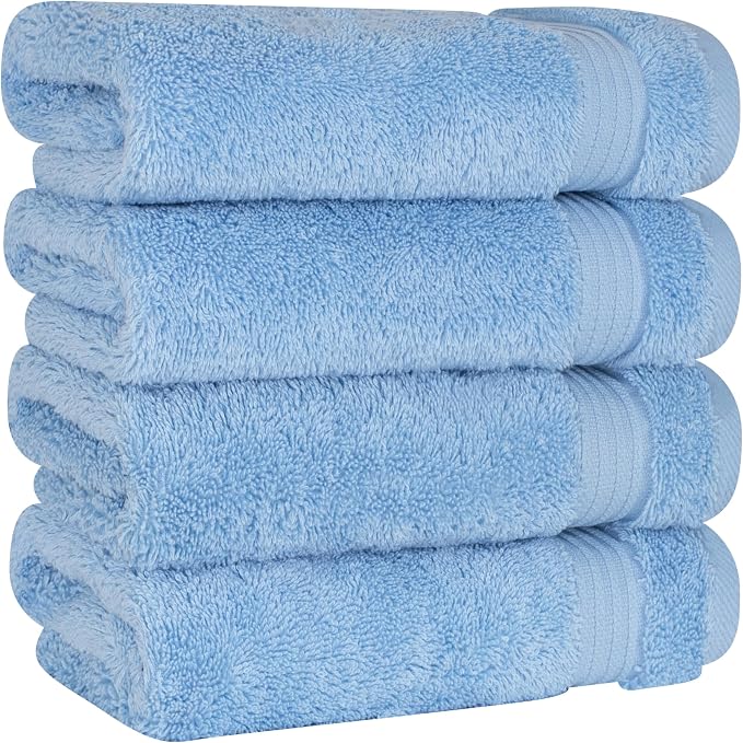 Cotton Paradise Hand Towels for Bathroom, 100% Cotton Turkish 4 Piece Hand - Image 5
