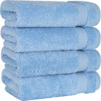 Cotton Paradise Hand Towels for Bathroom, 100% Cotton Turkish 4 Piece Hand - Image 5