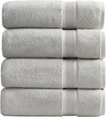 Springtree Home Luxury Bamboo Rayon Bath Towel Set of 4 | 35% Bamboo Rayon by SpringtreeHome