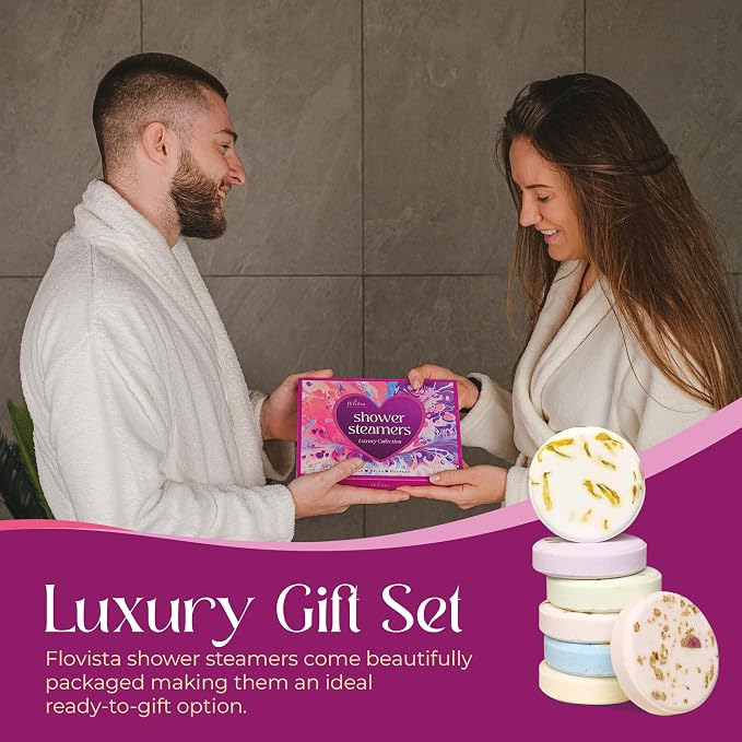 Aromatherapy Shower Steamers Gift Set – 12 Spa Tablets, 6 Scents – Relaxation & - Image 7