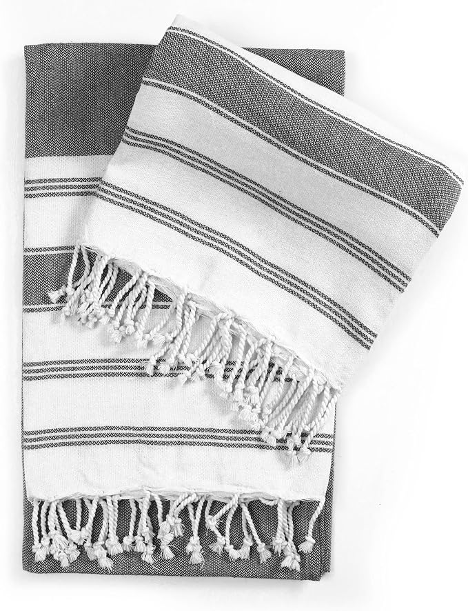 Goroly Home Cotton Turkish Peshtemal Beach Towel, Extra Large, Thin Quick Dry - Image 2