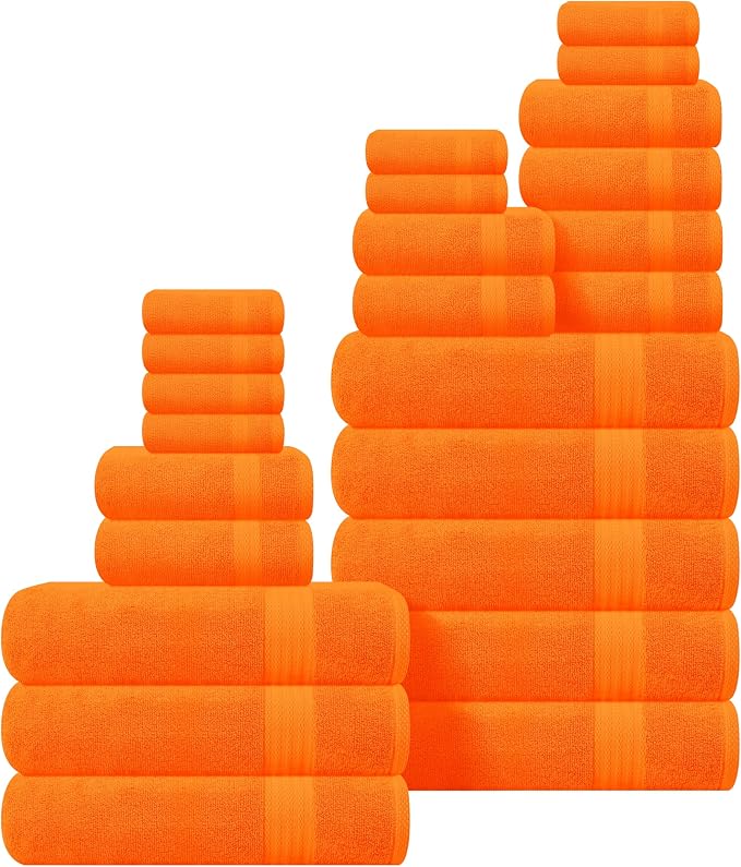 GLAMBURG Ultra Soft 24-Piece Towel Set by GLAMBURG