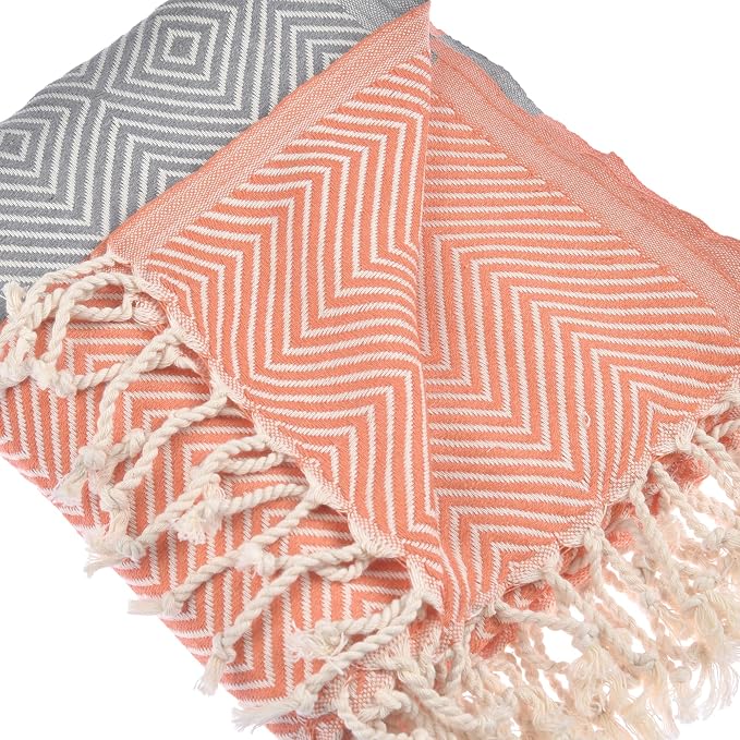 Beach Towel | Cotton Beach Towels, Sand Free, Highly Absorbent, Quick Dry - Image 4