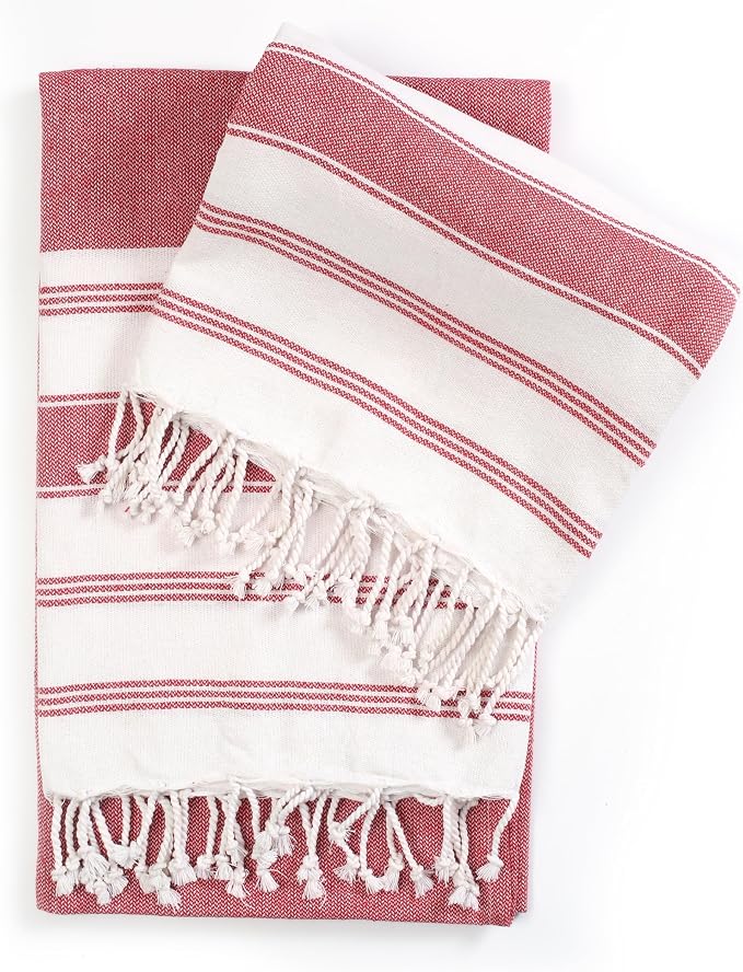 Goroly Home Cotton Turkish Peshtemal Beach Towel, Extra Large, Thin Quick Dry - Image 5