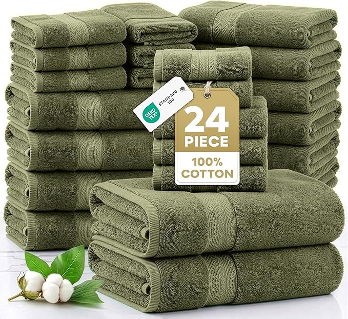 LANE LINEN Cotton Towels for Bathroom by LaneLinen