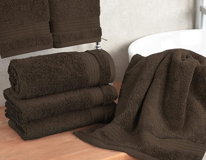 Cotton Paradise Hand Towels for Bathroom, 100% Cotton Turkish 4 Piece Hand - Image 2
