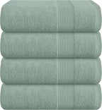 Belizzi Home 4 Pack Bath Towel Set 27x54, 100% Ring Spun Cotton, Ultra Soft by Unknown