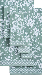 Lucky Brand Folk Floral 6 Piece Bath Towel Set - Image 5