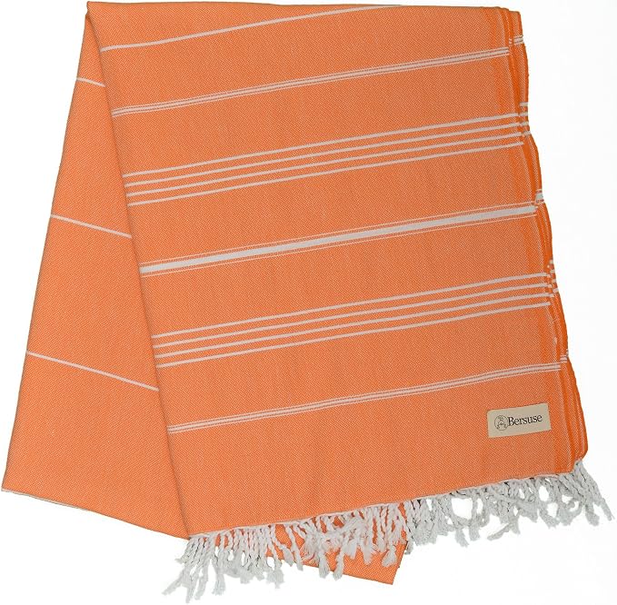 Bersuse Towels Anatolia XL Beach Blanket Throw Blanket Turkish Towel 100% - Image 4