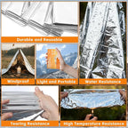 100 Pack Emergency Blankets - Image 4