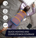 GENIANI Electric Heating Pad for Back Pain & Cramps Relief, Electric Throw - Image 7