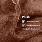 Lavish Home 6 Piece Bathroom Towels Set - Image 4