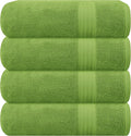 GLAMBURG Premium Cotton 4 Pack Bath Towel Set by GLAMBURG
