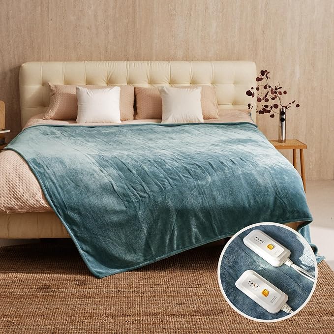 JET'S HOME Heated Blanket King 100"x90" by Jetshome