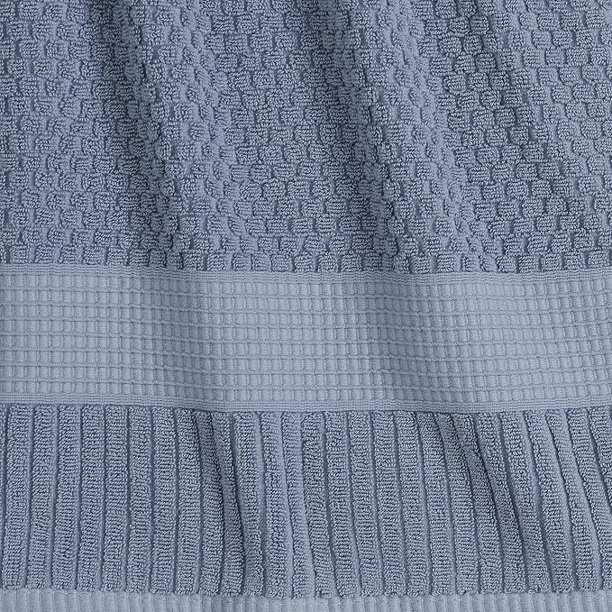 NY Loft 100% Cotton 2 Pack Bath Sheet Towel Set | Extra Large Oversize Bath - Image 9