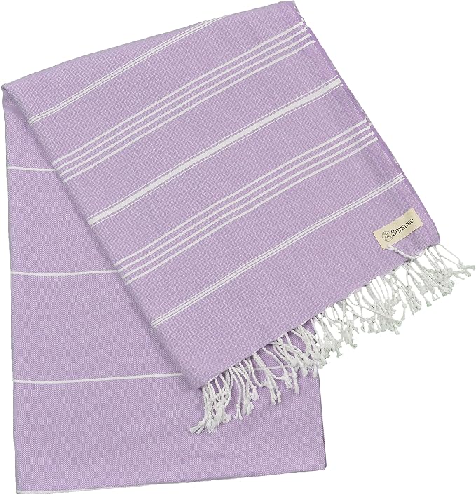 Bersuse Towels Anatolia XL Beach Blanket Throw Blanket Turkish Towel 100% - Image 4