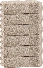 White Classic Taupe Hand Towels by WhiteClassic