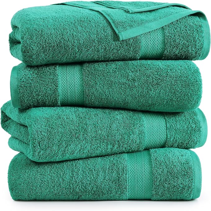 LANE LINEN Bath Towels Pack of 4 - Image 2