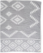 Bersuse 100% Cotton Teotihuacan XL Throw Blanket Turkish Towel Beach Blanket by Bersuse