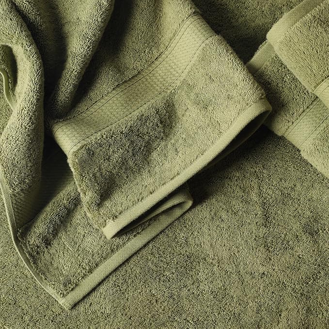 Superior Egyptian Cotton Pile 6 Piece Towel Set, Includes 2 Bath, 2 Hand - Image 3