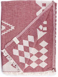 Bersuse 100% Cotton Bahamas XL Throw Blanket Turkish Towel Beach Blanket by Bersuse