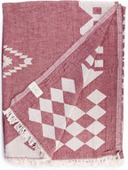 Bersuse 100% Cotton Bahamas XL Throw Blanket Turkish Towel Beach Blanket by Bersuse