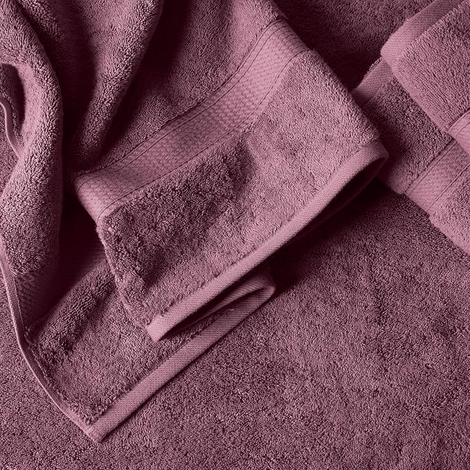 SUPERIOR Egyptian Cotton Pile 6 Piece Towel Set, Includes 2 Bath, 2 Hand - Image 3