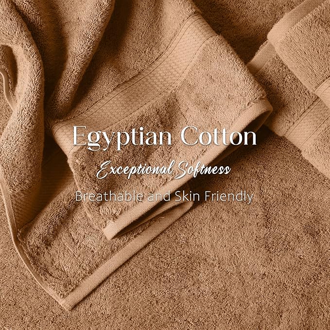 SUPERIOR - 900GSM BATH RT Egyptian Cotton Solid Towel Set - Image 5