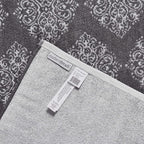 Modern Threads 6 Piece Reversible Yarn Dyed Jacquard Towel Set Artesia Damask - Image 5