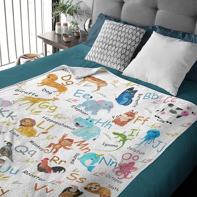 Animal Fruit Flannel Fleece Blanket Throw Couch Microfiber Soft Cozy - Image 3