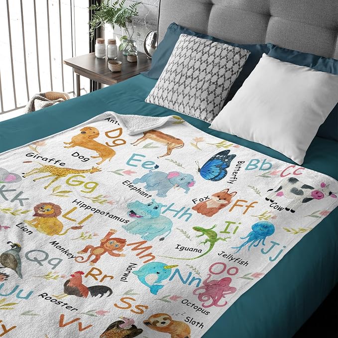 Animal Fruit Flannel Fleece Blanket Throw Couch Microfiber Soft Cozy - Image 3
