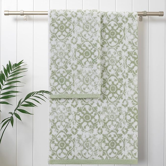 Jessica Simpson – Bath Towel 4 Piece Set, Premium Bathroom Décor, Includes 2 by JessicaSimpson