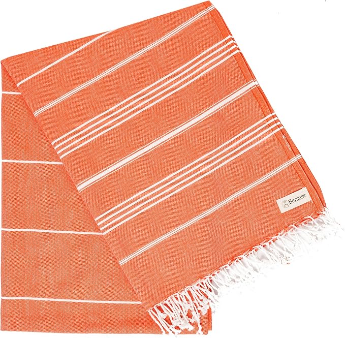 Bersuse Towels Anatolia XL Beach Blanket Throw Blanket Turkish Towel 100% - Image 6